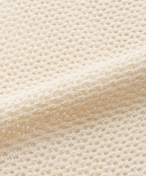 Honeys（ハニーズ）の「メッシュ編ベスト（ベスト・レディース・ベージュ/アイボリー/ターコイズブルー/ライム/ブラック・S/L/LL/M）」の9枚目の写真