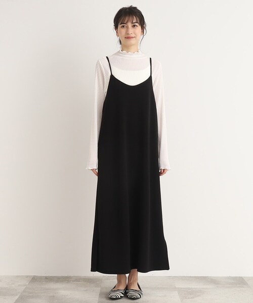 Cutie Blonde(キューティーブロンド)の「◆レースアップ キャミワンピース(ワンピース・レディース・ブラック/ナチュラル/ブルー・00)」の11枚目の写真