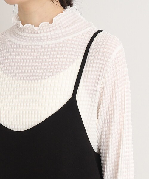 Cutie Blonde(キューティーブロンド)の「◆レースアップ キャミワンピース(ワンピース・レディース・ブラック/ナチュラル/ブルー・00)」の13枚目の写真