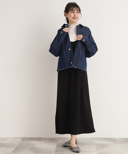 Cutie Blonde(キューティーブロンド)の「◆レースアップ キャミワンピース(ワンピース・レディース・ブラック/ナチュラル/ブルー・00)」の14枚目の写真