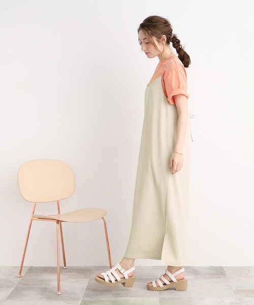 Cutie Blonde(キューティーブロンド)の「◆レースアップ キャミワンピース(ワンピース・レディース・ブラック/ナチュラル/ブルー・00)」の20枚目の写真