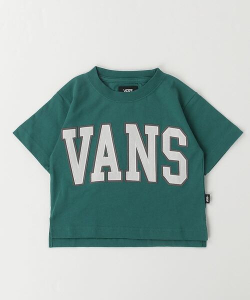 VANS(バンズ)の「VANS/バンズ キッズ Tシャツ 123R5010523(Tシャツ/カットソー・キッズ・ネイビー/グレー/グリーン・M/L/S)」の1枚目の写真