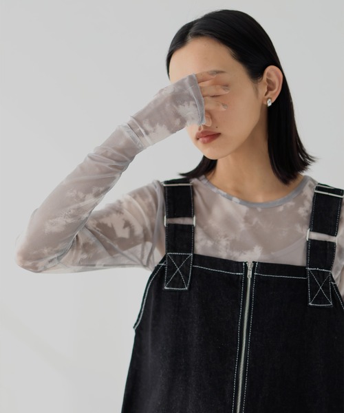 hellam（へラム）の「デニム ミリタリージャンスカ（ジャンパースカート・レディース・ブラック/アイボリー・FREE）」の18枚目の写真