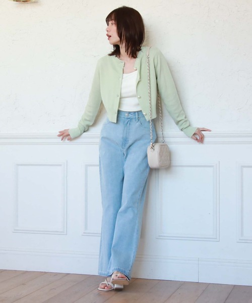 archives（アルシーヴ）の「タイトフレアデニム（デニムパンツ・レディース・サックスブルー/ブルー・SMALL/MEDIUM）」の9枚目の写真