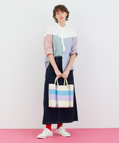 FRAPBOIS（フラボア）の「ボーダーシャツ（シャツ/ブラウス・レディース・グレー/マルチ・1/2）」の15枚目の写真