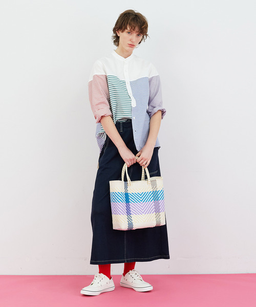 FRAPBOIS（フラボア）の「ボーダーシャツ（シャツ/ブラウス・レディース・グレー/マルチ・1/2）」の16枚目の写真