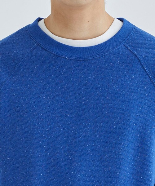 BED J.W. FORD（ベッドフォード）の「【BED J.W. FORD/ベッドフォード】Half Sleeve Pullover（スウェット・メンズ・グレー/ブルー・0/1）」の18枚目の写真