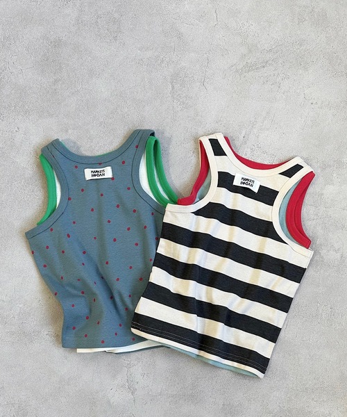 HOGAN RANCH WEAR（ホーガンランチウエア）の「ソウガラタンクトップ(80～120cm)（タンクトップ・キッズ・ベージュ/グレー/ブルー/グレー系その他/チャコール/オフホワイト・80/90/100/110/120）」の12枚目の写真