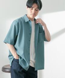 ITEMS URBANRESEARCH | 『UR TECH DRYLUXE』リネンタッチRカラー半袖シャツ(シャツ/ブラウス)