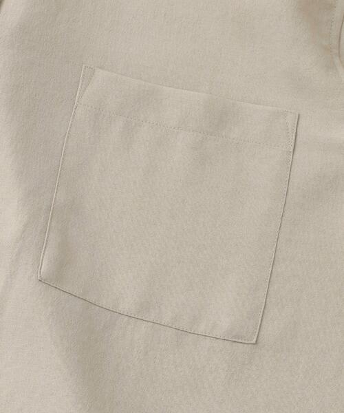 ITEMS URBANRESEARCH（アイテムズ アーバンリサーチ）の「『UR TECH DRYLUXE』リネンタッチレギュラーカラー半袖シャツ（シャツ/ブラウス・メンズ・ブルー系その他/ベージュ/ネイビー・MEDIUM/LARGE）」の12枚目の写真