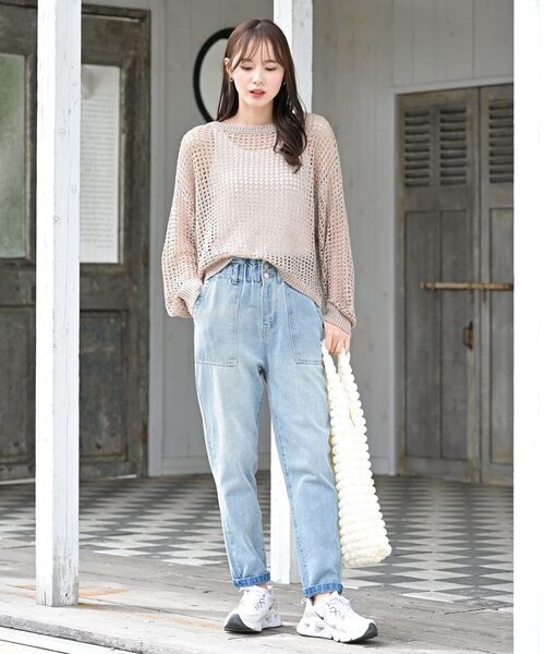 rps(アールピーエス)の「テープヤーンニットプルオーバー(ニット/セーター・レディース・ブラック/アイボリー/ベージュ・フリー)」の20枚目の写真