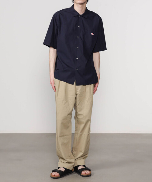 DANTON（ダントン）の「DANTON | コットン 半袖ワークシャツ SOLID MEN