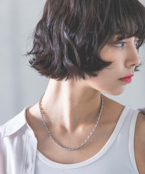 PAGEBOY（ページボーイ）の「オーバルチェーンネックレス（ネックレス・レディース・シルバー/ゴールド・FREE）」の2枚目の写真