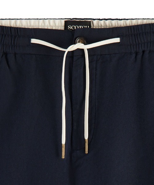 SCOTCH&SODA（スコッチアンドソーダ）の「リネンツイル バミューダショーツ / Fave【171555】（その他パンツ・メンズ・ライトグリーン/ネイビー・MEDIUM/LARGE/SMALL）」の4枚目の写真