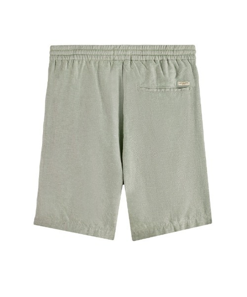 SCOTCH&SODA（スコッチアンドソーダ）の「リネンツイル バミューダショーツ / Fave【171555】（その他パンツ・メンズ・ライトグリーン/ネイビー・MEDIUM/LARGE/SMALL）」の8枚目の写真