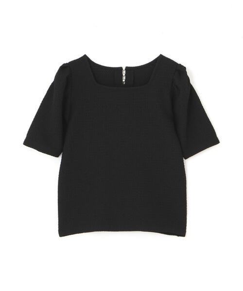 PROPORTION BODY DRESSING(プロポーションボディドレッシング)の「<E>ふくれジャガードカットトップス / 1213267500(Tシャツ/カットソー・レディース・オフホワイト/ブラック・SMALL/MEDIUM)」の3枚目の写真