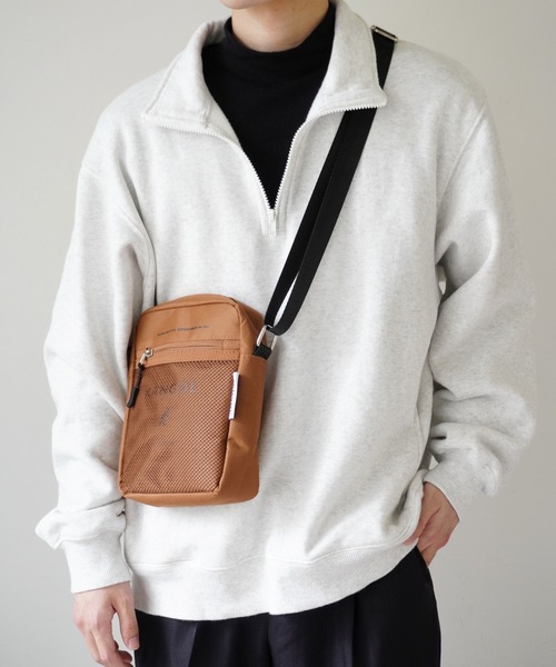 KANGOL(カンゴール)の「【 KANGOL / カンゴール 】 メッシュ ポケット ショルダーバッグ(ショルダーバッグ・メンズ・ブラウン/ブラック/ホワイト/ブラック×ホワイト・FREE)」の14枚目の写真