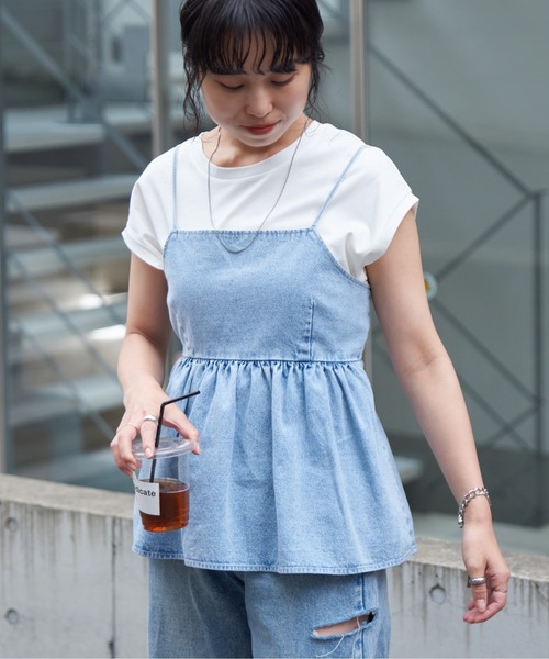 COLONY 2139（コロニートゥーワンスリーナイン）の「デニムキャミ