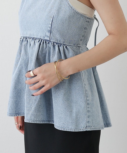 リセ グラマラス ショートキャミソール ネイビー サイズ75 リセ