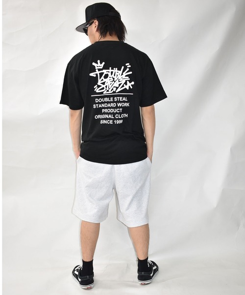 【S/DOUBLE】NEW★大人気ロゴTシャツ タギングロゴ Tシャツ（Tシャツ/カットソー）｜DOUBLE STEAL