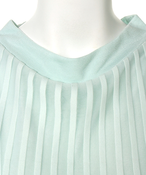 SENSE OF PLACE by URBAN RESEARCH（センスオブプレイスバイアーバンリサーチ）の「シアーストライププチハイタンク（タンクトップ・レディース・ホワイト/ブラック/ライトブルー・FREE）」の6枚目の写真