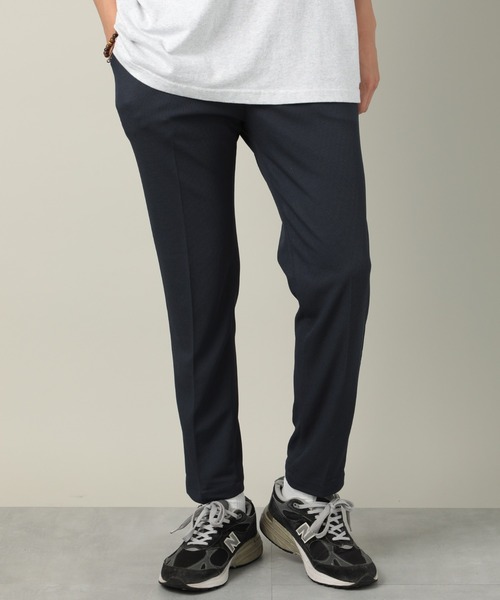SETUP7(セットアップセブン)の「【SETUP7】ポリエステル メッシュイージースラックス 055160 KDM(スラックス・メンズ・ネイビー/ブラック・M/L/LL/S)」の2枚目の写真