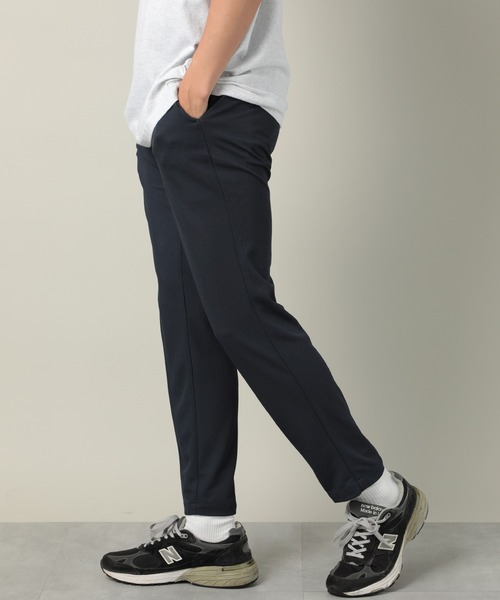SETUP7(セットアップセブン)の「【SETUP7】ポリエステル メッシュイージースラックス 055160 KDM(スラックス・メンズ・ネイビー/ブラック・M/L/LL/S)」の4枚目の写真