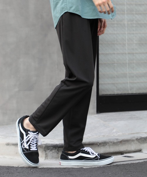 SETUP7(セットアップセブン)の「【SETUP7】ポリエステル メッシュイージースラックス 055160 KDM(スラックス・メンズ・ネイビー/ブラック・M/L/LL/S)」の8枚目の写真