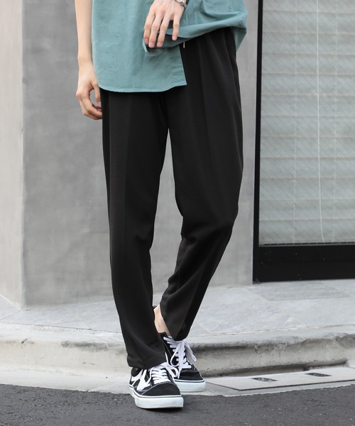 SETUP7(セットアップセブン)の「【SETUP7】ポリエステル メッシュイージースラックス 055160 KDM(スラックス・メンズ・ネイビー/ブラック・M/L/LL/S)」の9枚目の写真