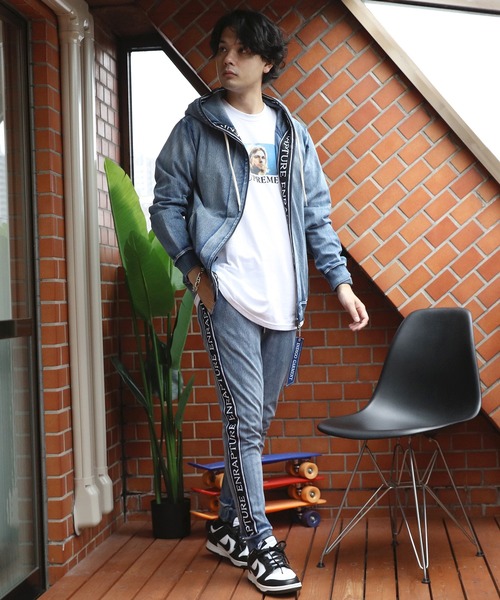 8(eight)(エイト)の「ロゴテープジョガーパンツ(デニムパンツ・メンズ・ブルー/ネイビー・MEDIUM/LARGE/X-LARGE)」の7枚目の写真