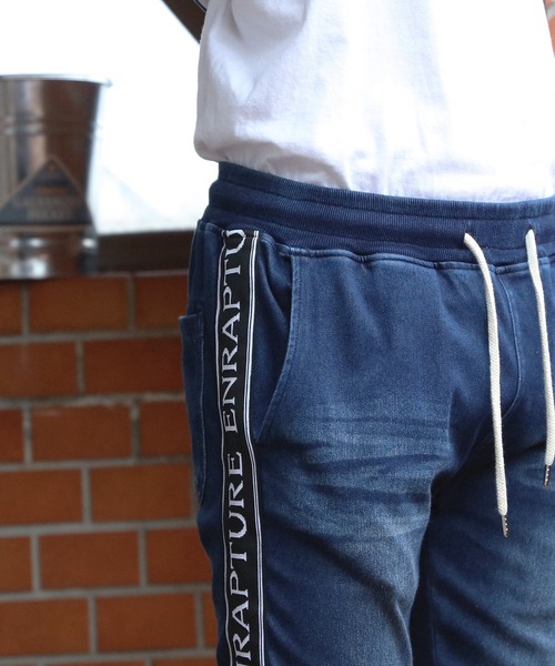 8(eight)(エイト)の「ロゴテープジョガーパンツ(デニムパンツ・メンズ・ブルー/ネイビー・MEDIUM/LARGE/X-LARGE)」の10枚目の写真