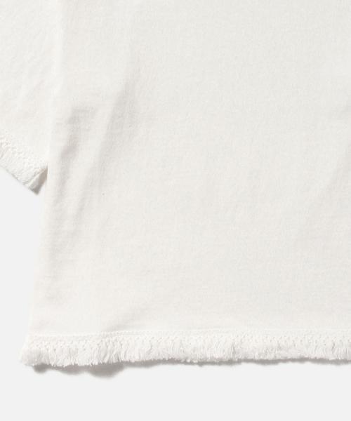 Ray BEAMS（レイビームス）の「Ray BEAMS / フリンジ トリム Tシャツ（Tシャツ/カットソー・レディース・オフホワイト/ピンク/オリーブ・ONE SIZE）」の18枚目の写真