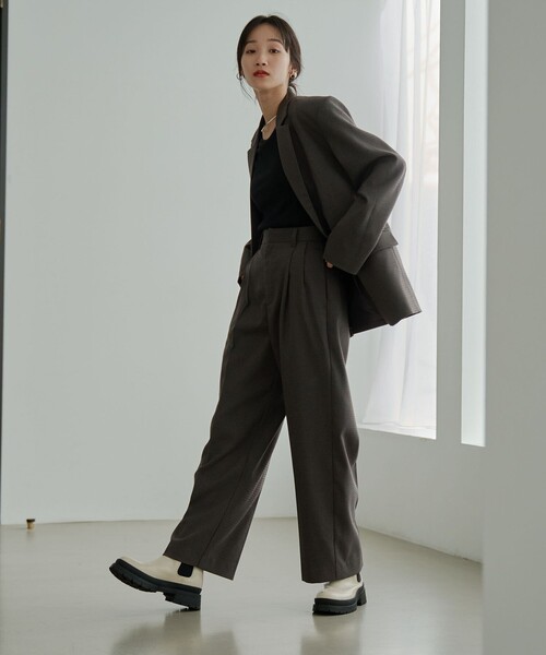 coen（コーエン）の「トラックソールサイドゴアブーツ（ブーツ・レディース・ブラック/ナチュラル・23cm/23.5cm/24.5cm/25cm）」の14枚目の写真