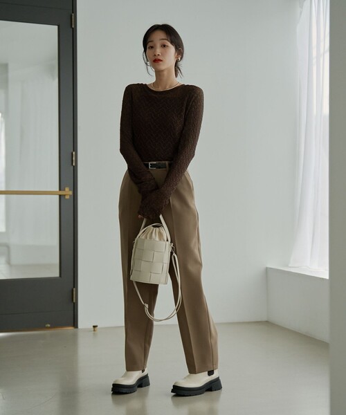 coen（コーエン）の「トラックソールサイドゴアブーツ（ブーツ・レディース・ブラック/ナチュラル・23cm/23.5cm/24.5cm/25cm）」の16枚目の写真