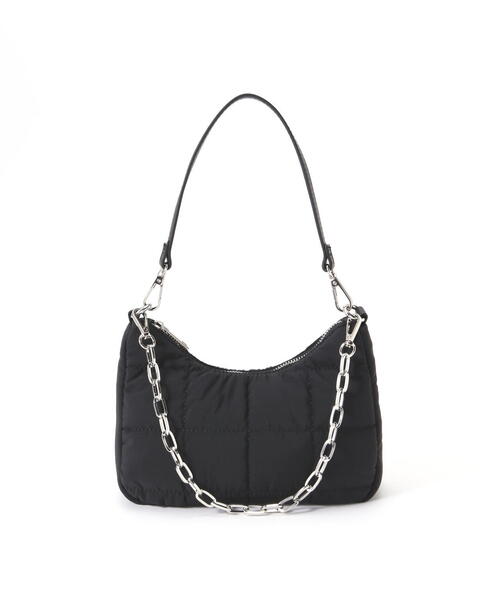 N.（N. Natural Beauty Basic）（エヌエヌナチュラルビューティーベーシック）の「◆ナイロンワンショルダーバッグ（ビジネスバッグ・レディース・ホワイト/ブラック・ﾌﾘ-）」の13枚目の写真