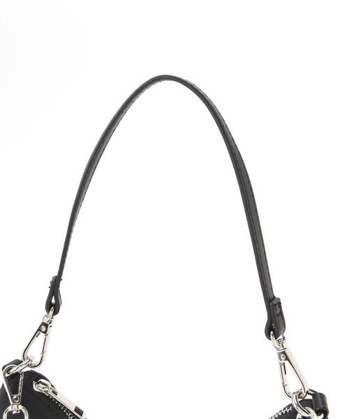 N.（N. Natural Beauty Basic）（エヌエヌナチュラルビューティーベーシック）の「◆ナイロンワンショルダーバッグ（ビジネスバッグ・レディース・ホワイト/ブラック・ﾌﾘ-）」の16枚目の写真