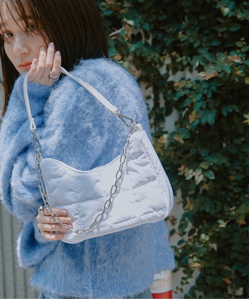 N.（N. Natural Beauty Basic）（エヌエヌナチュラルビューティーベーシック）の「◆ナイロンワンショルダーバッグ（ビジネスバッグ・レディース・ホワイト/ブラック・ﾌﾘ-）」の22枚目の写真