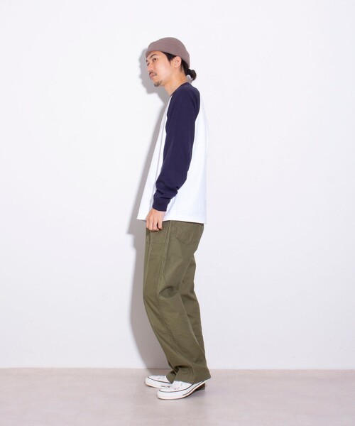 GLOSTER（グロスター）の「【限定展開】【GLOSTER/グロスター】ルーズ ラグランスリーブ ロンT ベーシック（Tシャツ/カットソー・メンズ・ホワイト系その他/ホワイト系その他2/ホワイト系その他3・M/L/XL）」の18枚目の写真