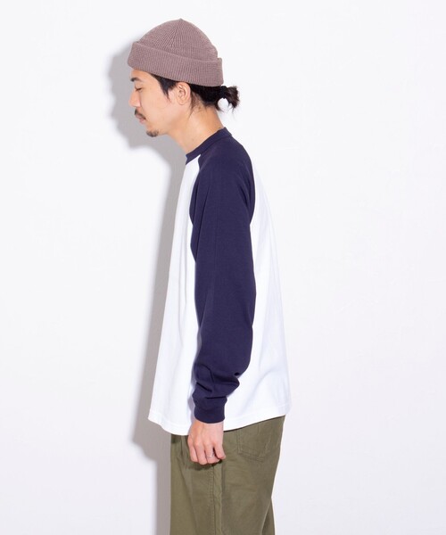 GLOSTER（グロスター）の「【限定展開】【GLOSTER/グロスター】ルーズ ラグランスリーブ ロンT ベーシック（Tシャツ/カットソー・メンズ・ホワイト系その他/ホワイト系その他2/ホワイト系その他3・M/L/XL）」の14枚目の写真