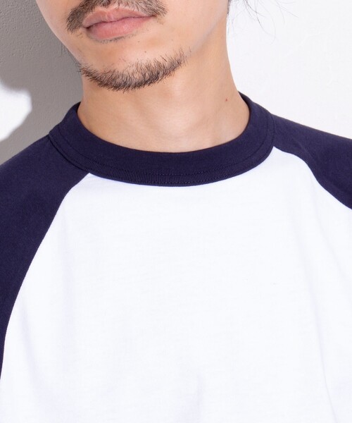 GLOSTER（グロスター）の「【限定展開】【GLOSTER/グロスター】ルーズ ラグランスリーブ ロンT ベーシック（Tシャツ/カットソー・メンズ・ホワイト系その他/ホワイト系その他2/ホワイト系その他3・M/L/XL）」の19枚目の写真