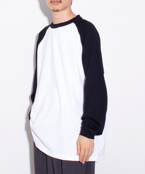 GLOSTER（グロスター）の「【限定展開】【GLOSTER/グロスター】ルーズ ラグランスリーブ ロンT ベーシック（Tシャツ/カットソー・メンズ・ホワイト系その他/ホワイト系その他2/ホワイト系その他3・M/L/XL）」の21枚目の写真