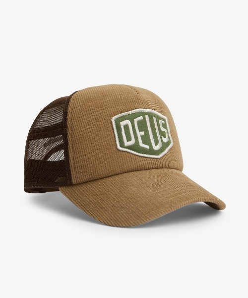 DEUS EX MACHINA（デウスエクスマキナ）の「SHIELD CORD TRUCKER（キャップ・メンズ・ホワイト/ブラック/オリーブ/ダークブラウン系・OS）」の3枚目の写真