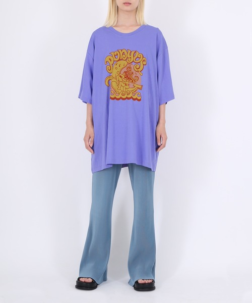 PUNYUS（プニュズ）の「BANANAビッグＴシャツ（Tシャツ/カットソー・レディース・パープル/イエロー/ホワイト・4/3）」の12枚目の写真