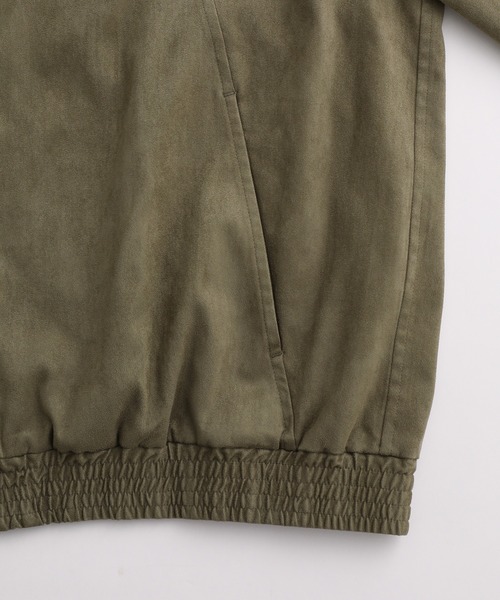 【小松マテーレ】コマスエード スタンドカラー ブルゾン / イージーケア / 3シーズン着用可能