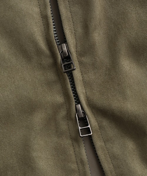 【小松マテーレ】コマスエード スタンドカラー ブルゾン / イージーケア / 3シーズン着用可能