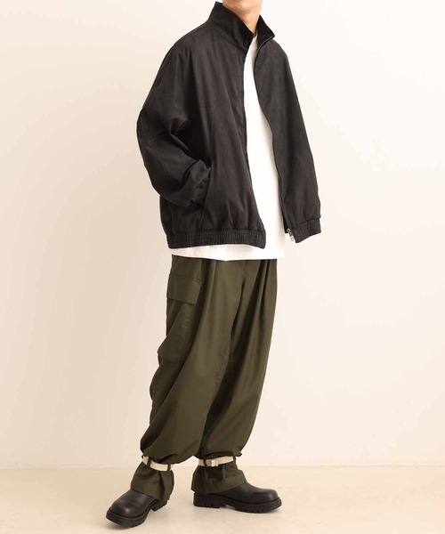 【小松マテーレ】コマスエード スタンドカラー ブルゾン / イージーケア / 3シーズン着用可能