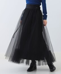Demi-Luxe BEAMS | Demi-Luxe BEAMS / チュール ギャザースカート(スカート)