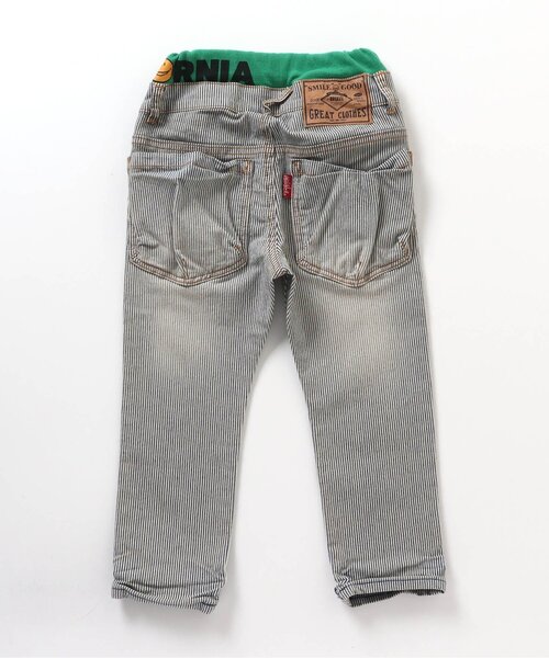 BREEZE(ブリーズ)の「【20周年復刻シリーズ】シワ加工デニムパンツ(デニムパンツ・キッズ・ブルー/その他10/ネイビー・130/150/100/110/90/80/140/120)」の8枚目の写真