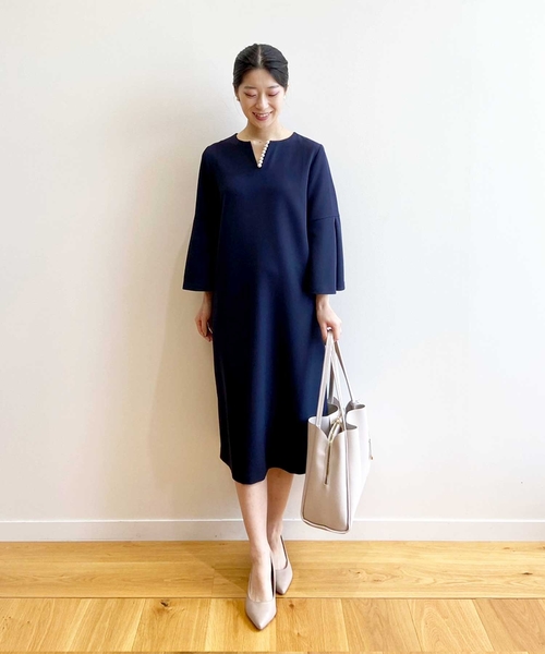 OPAQUE.CLIP（オペークドットクリップ）の「◆【軽量】フェイクレザー3層トートバッグ（トートバッグ・レディース・ライトグレー/ブラック/ベージュ/チャコールグレー・00）」の7枚目の写真