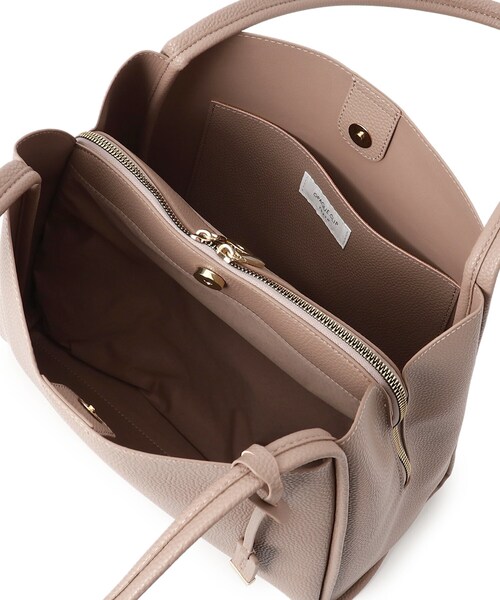 OPAQUE.CLIP（オペークドットクリップ）の「◆【軽量】フェイクレザー3層トートバッグ（トートバッグ・レディース・ライトグレー/ブラック/ベージュ/チャコールグレー・00）」の21枚目の写真